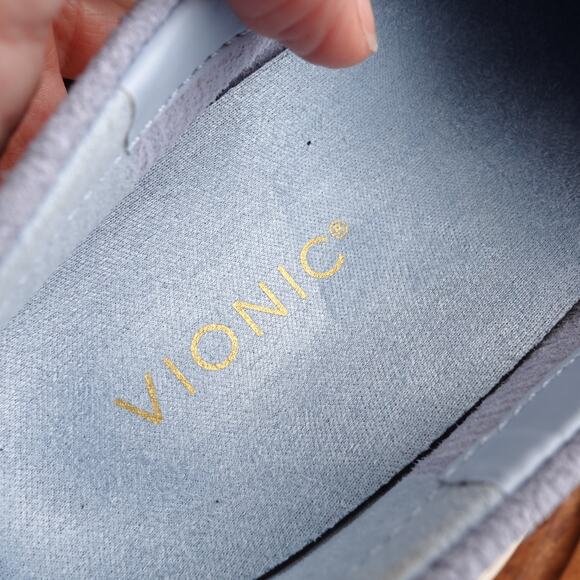 Vionic Loafers Womens SZ 9 Blue Uptown Penny Slip On Suede Comfort Casual Shoes - Picture 12 of 13